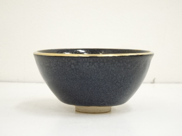 茶道具 天目茶碗 真塗台 揃 骨董 古美術(LC986) 道具 ] - 道具 遊虎造 色絵セキレイ文様茶碗（共箱） | ネットショップ